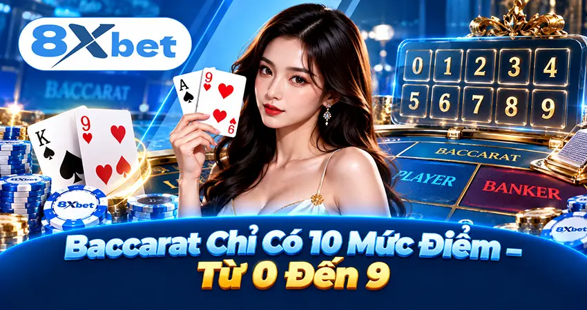 Baccarat Chỉ Có 10 Mức Điểm – Từ 0 Đến 9