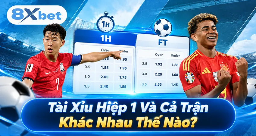 Tài Xỉu Hiệp 1 Và Cả Trận Khác Nhau Thế Nào?