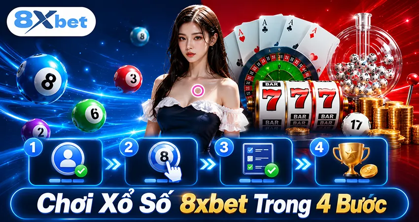 Chơi Xổ Số 8xbet Trong 4 Bước